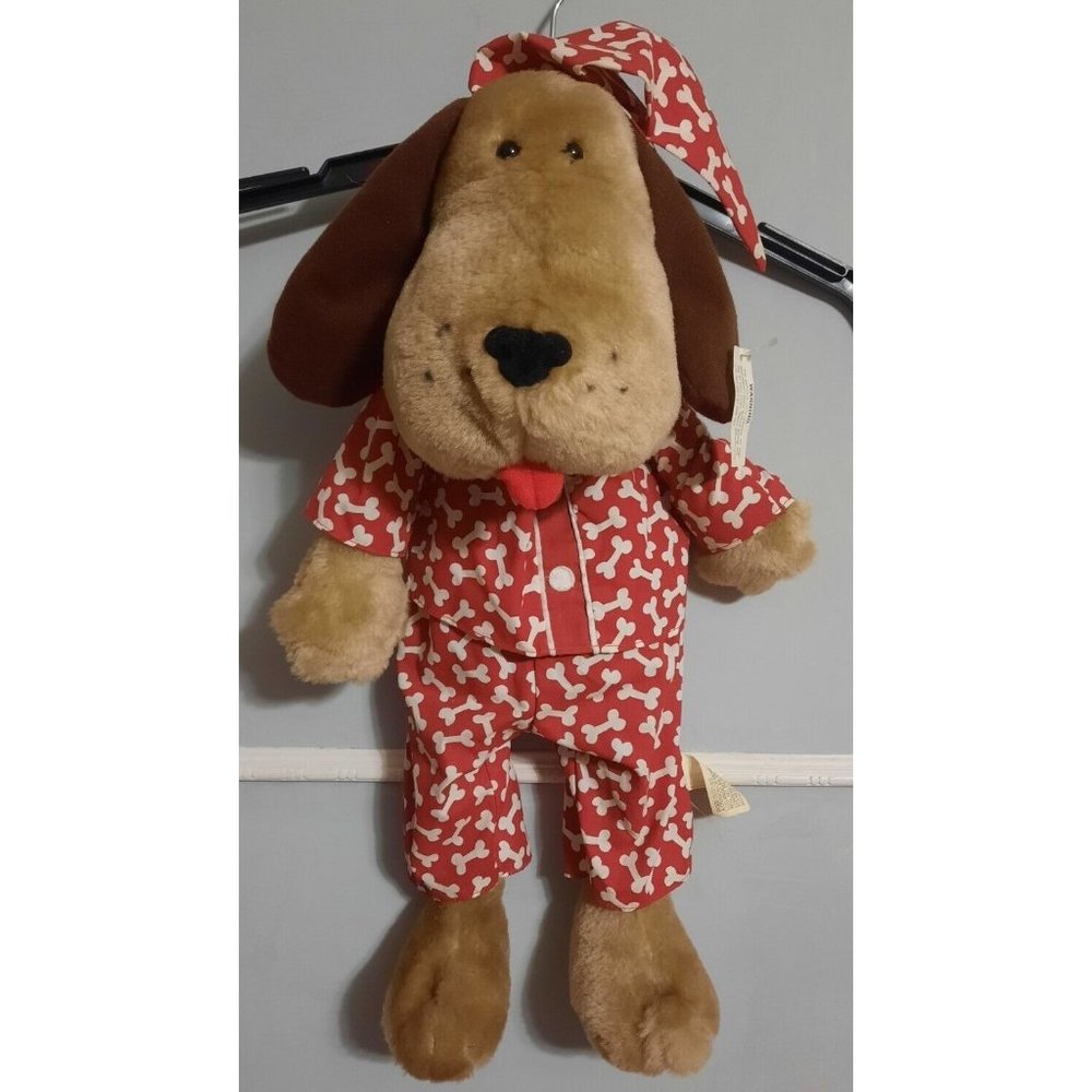 Doze Clothes Sweet Stuff Puppy Dog Zippered Pouch Plush 18" Vintage 1997